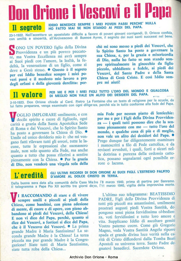 La piccola Opera della Divina Provvidenza, 64, 05, 01-03-1969, pagina 2