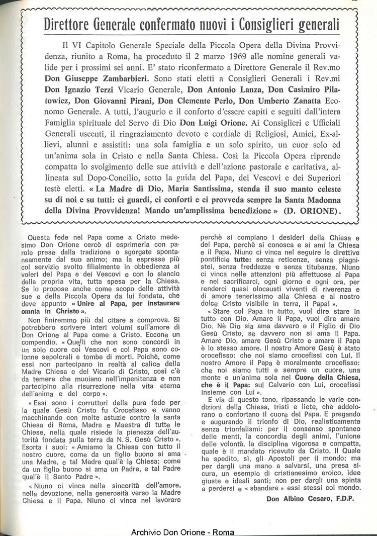 La piccola Opera della Divina Provvidenza, 64, 05, 01-03-1969, pagina 5
