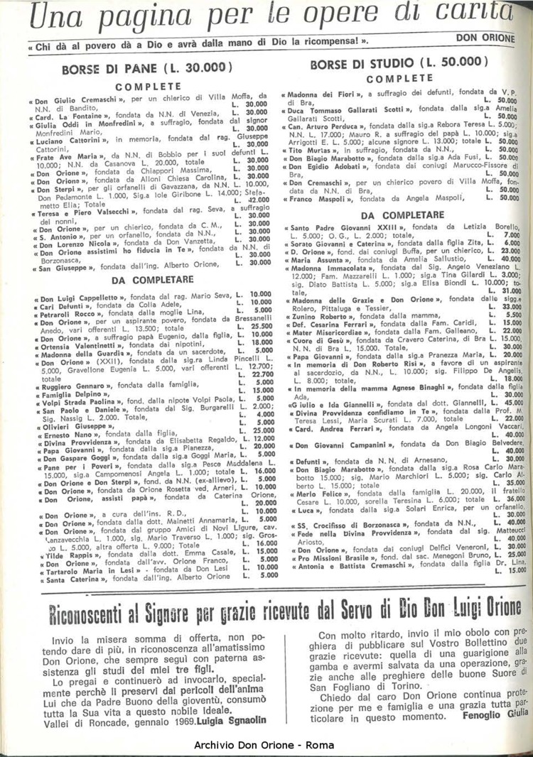 La piccola Opera della Divina Provvidenza, 64, 05, 01-03-1969, pagina 16