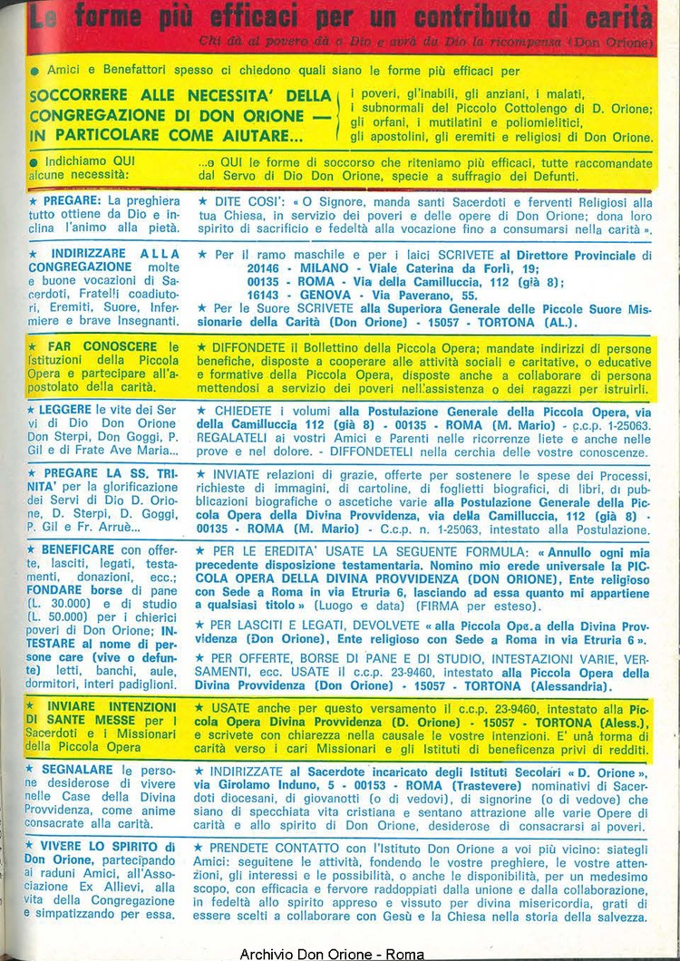 La piccola Opera della Divina Provvidenza, 64, 05, 01-03-1969, pagina 19