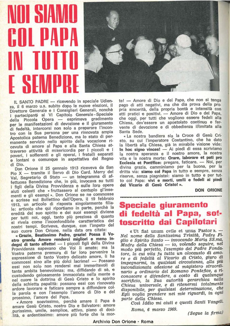La piccola Opera della Divina Provvidenza, 64, 07, 01-04-1969, pagina 2