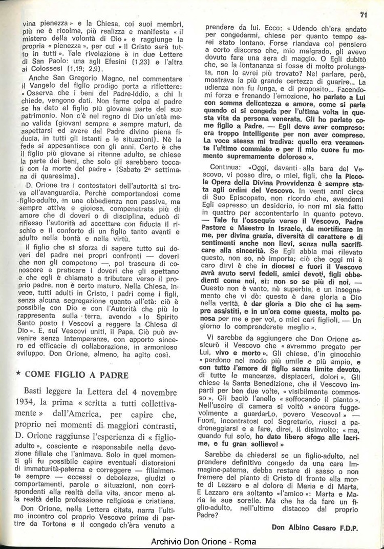 La piccola Opera della Divina Provvidenza, 64, 07, 01-04-1969, pagina 7