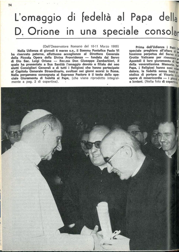La piccola Opera della Divina Provvidenza, 64, 07, 01-04-1969, pagina 10
