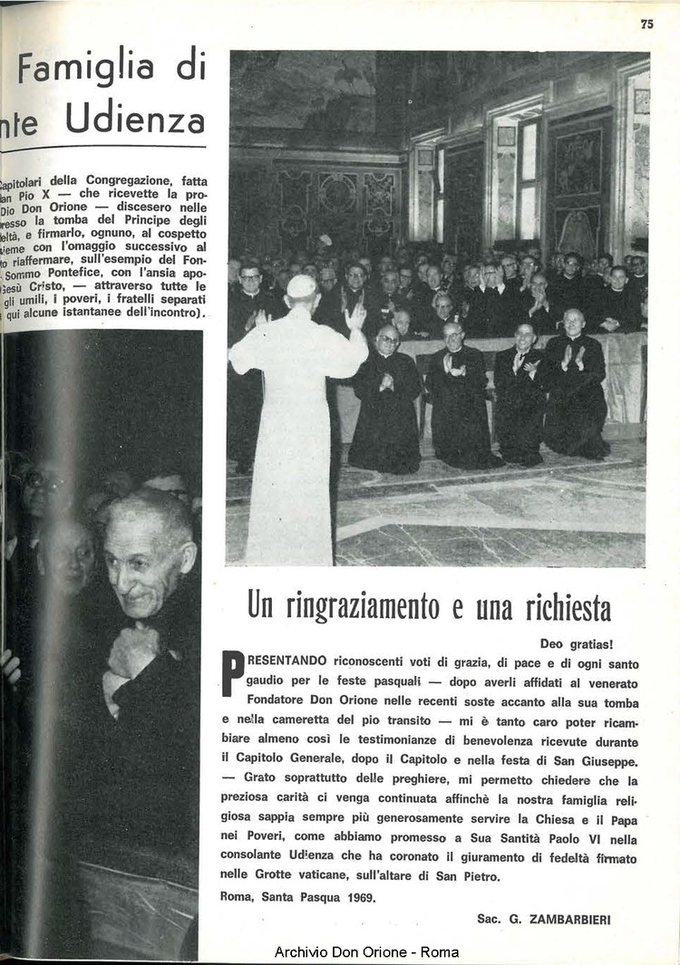 La piccola Opera della Divina Provvidenza, 64, 07, 01-04-1969, pagina 11