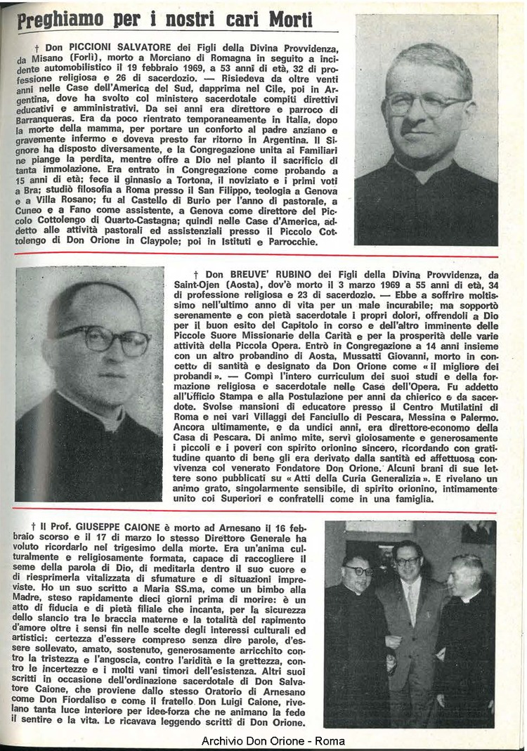 La piccola Opera della Divina Provvidenza, 64, 07, 01-04-1969, pagina 19