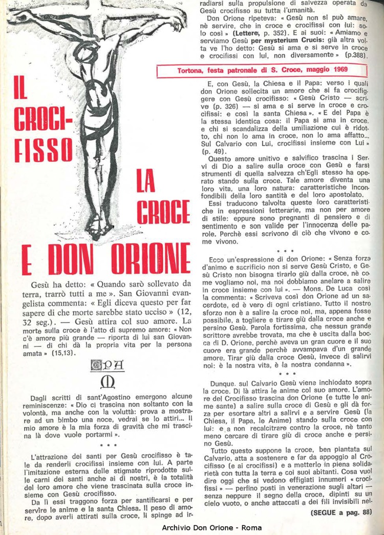 La piccola Opera della Divina Provvidenza, 64, 09, 01-05-1969, pagina 2