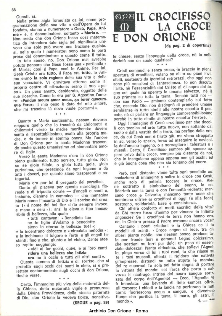 La piccola Opera della Divina Provvidenza, 64, 09, 01-05-1969, pagina 4