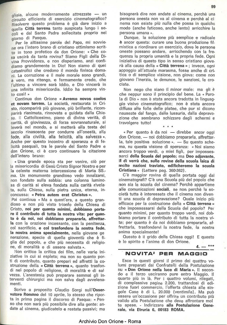 La piccola Opera della Divina Provvidenza, 64, 09, 01-05-1969, pagina 15