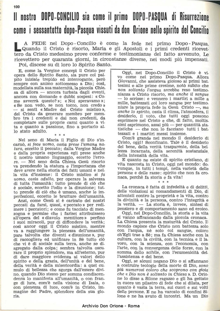 La piccola Opera della Divina Provvidenza, 64, 09, 01-05-1969, pagina 16
