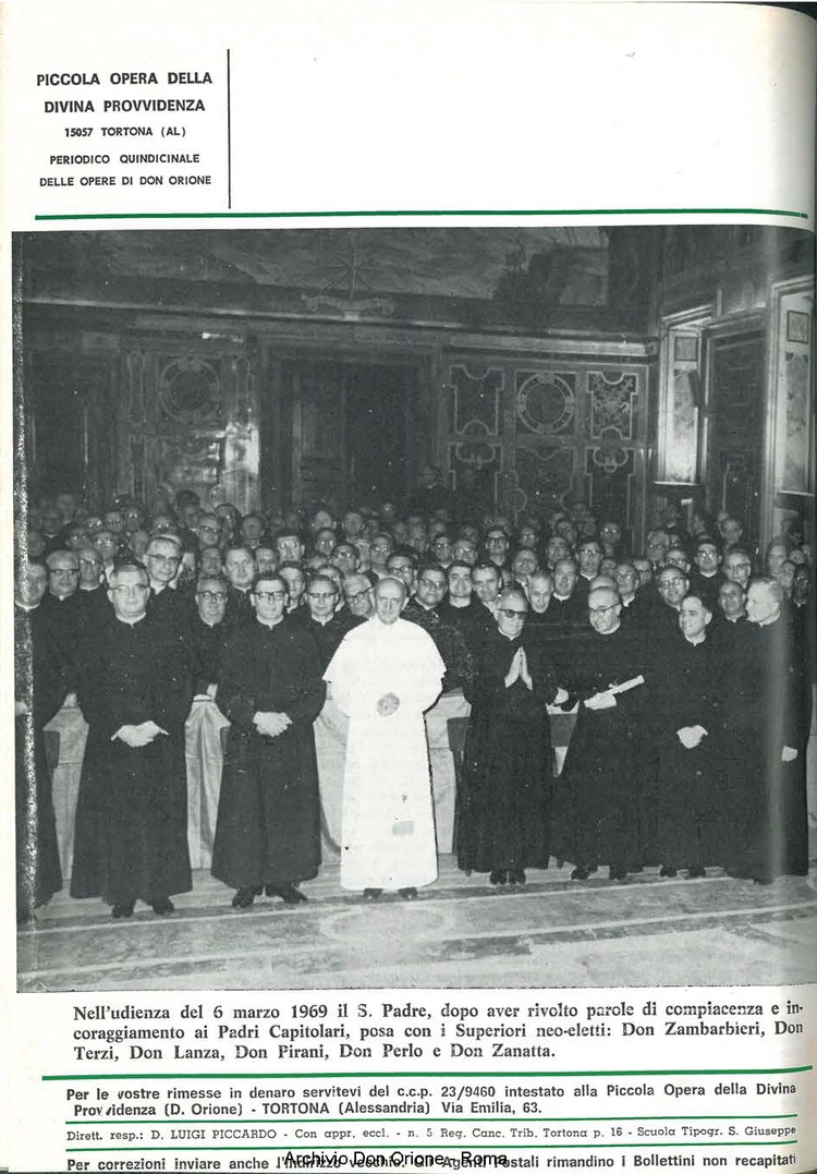 La piccola Opera della Divina Provvidenza, 64, 09, 01-05-1969, pagina 20