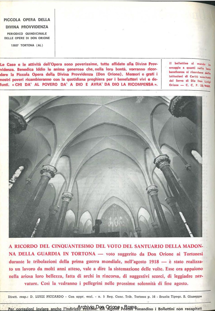 La piccola Opera della Divina Provvidenza, 64, 12, 15-07-1969, pagina 20