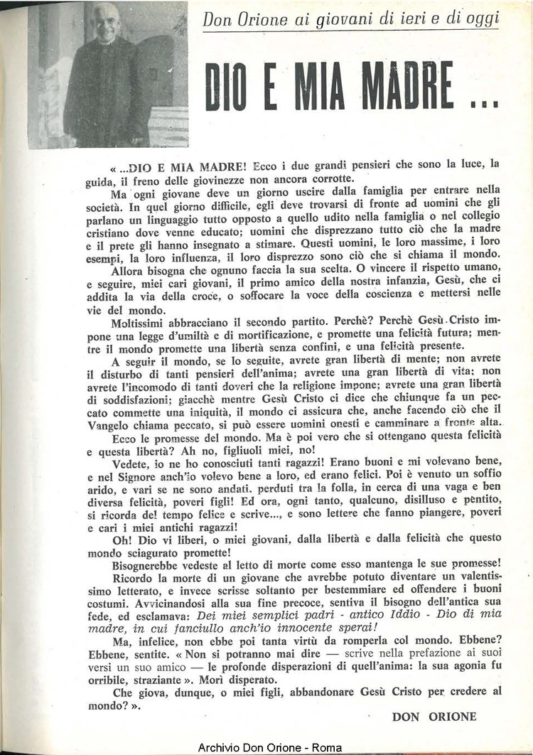 La piccola Opera della Divina Provvidenza, 64, 13, 01-09-1969, pagina 3