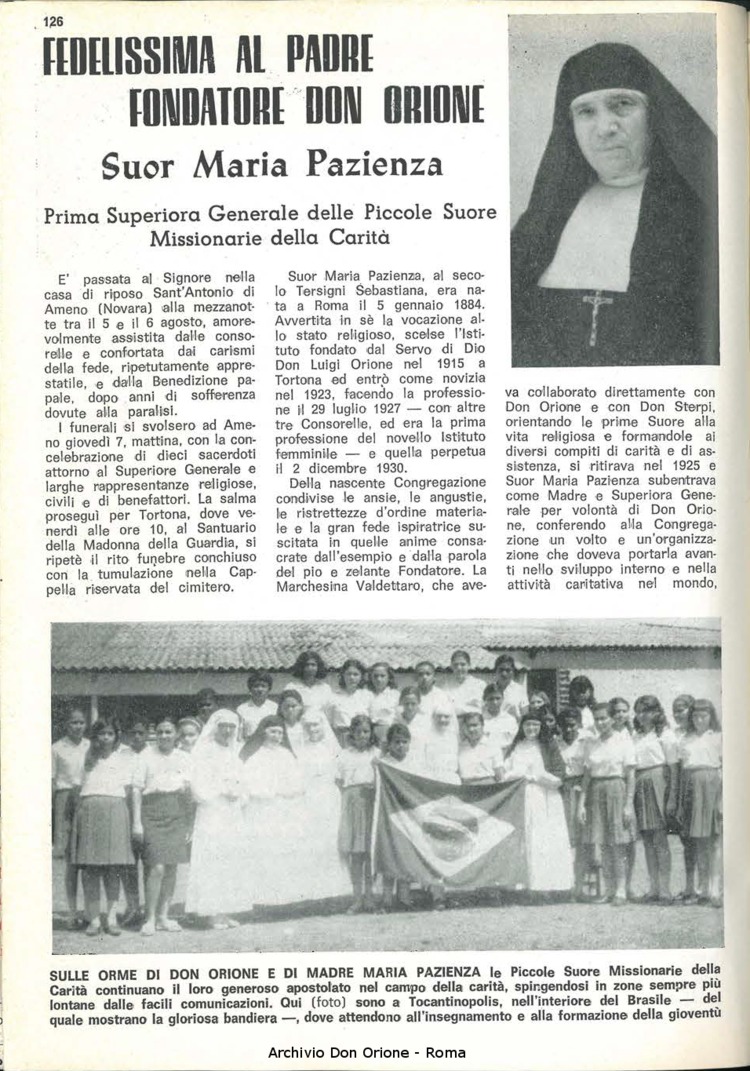 La piccola Opera della Divina Provvidenza, 64, 13, 01-09-1969, pagina 6