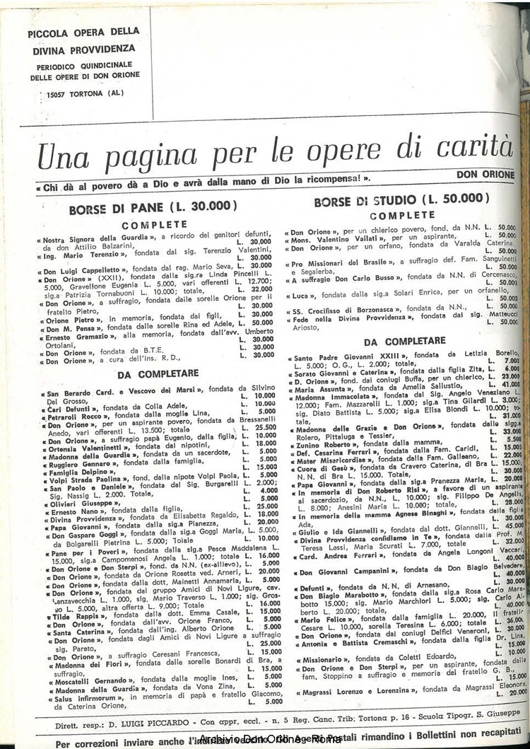 La piccola Opera della Divina Provvidenza, 64, 13, 01-09-1969, pagina 20