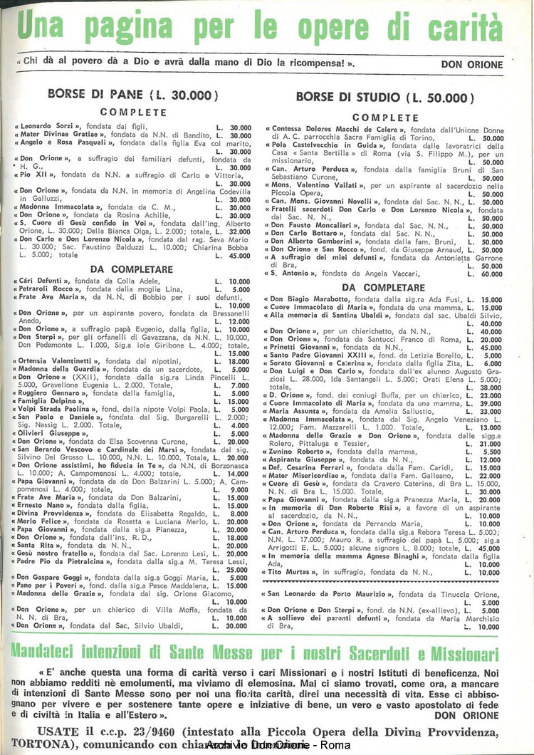 La piccola Opera della Divina Provvidenza, 64, 14, 01-10-1969, pagina 50