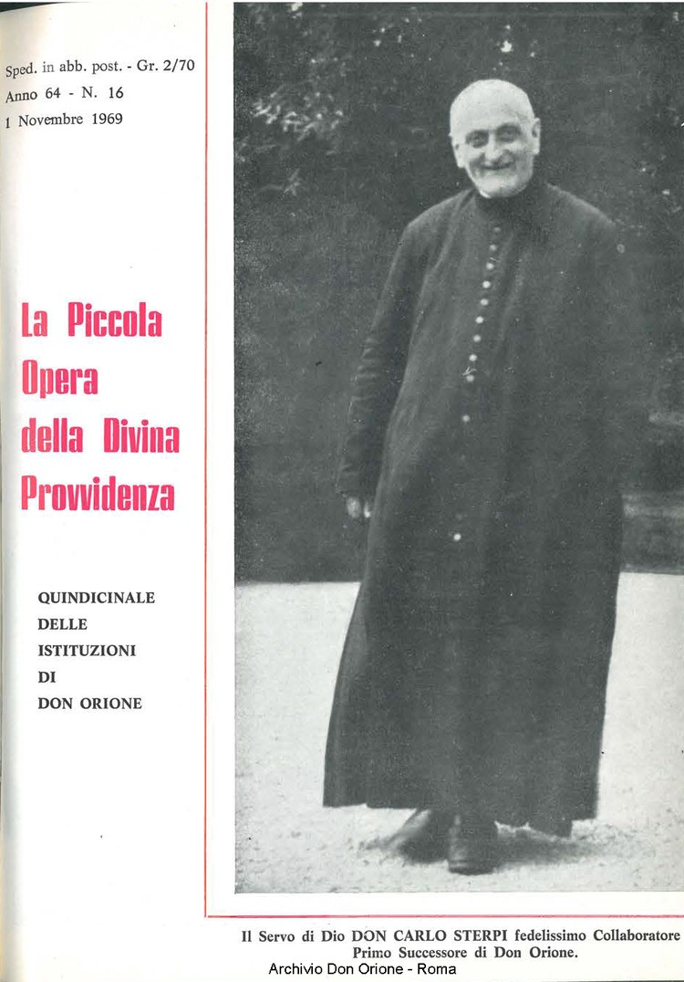 La piccola Opera della Divina Provvidenza, 64, 16, 01-11-1969, pagina 1