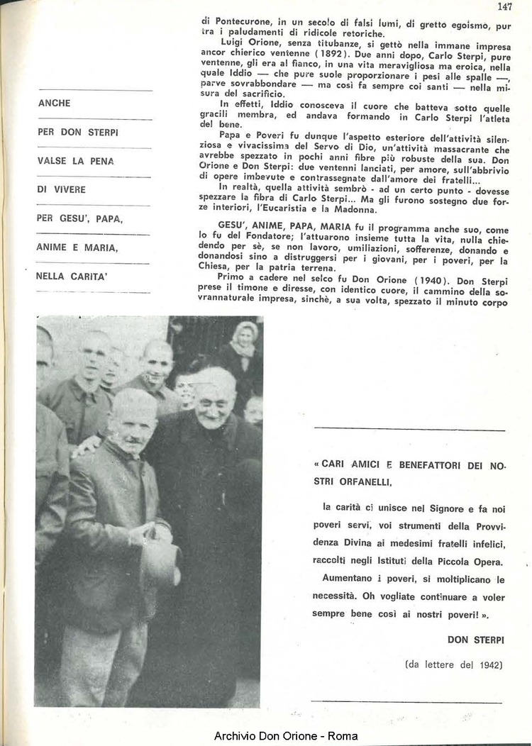 La piccola Opera della Divina Provvidenza, 64, 16, 01-11-1969, pagina 7