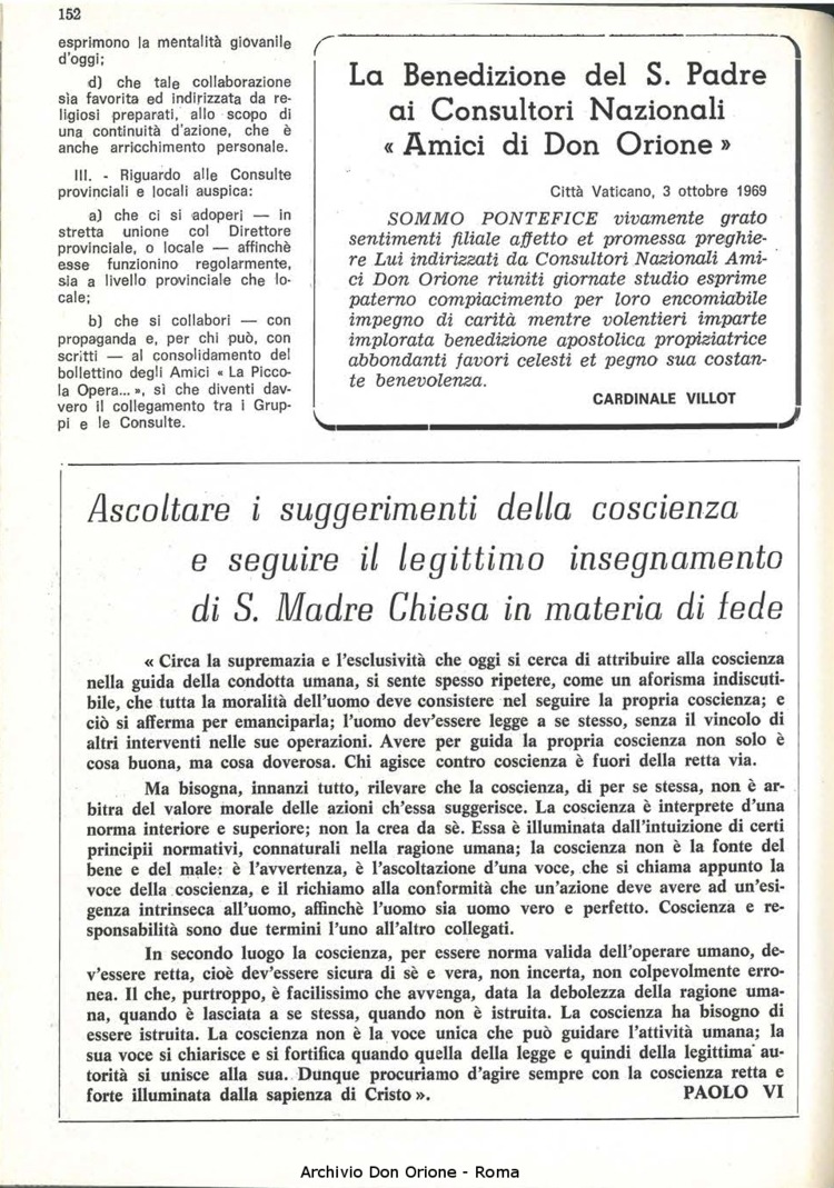 La piccola Opera della Divina Provvidenza, 64, 16, 01-11-1969, pagina 12