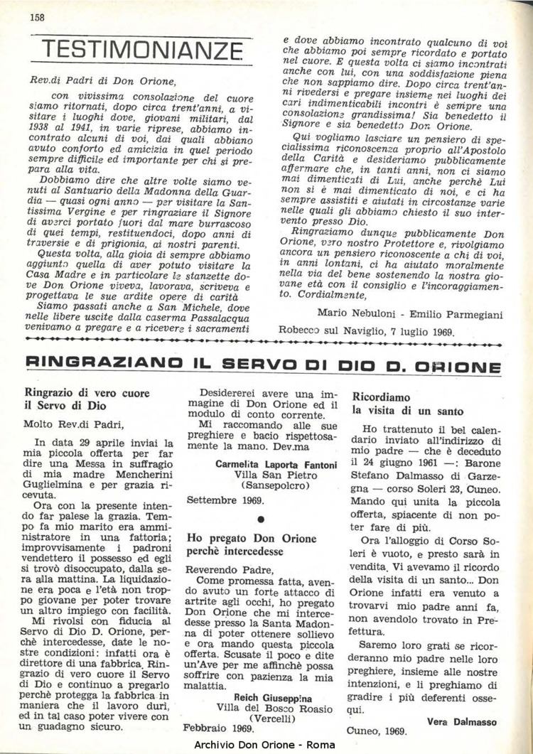 La piccola Opera della Divina Provvidenza, 64, 16, 01-11-1969, pagina 18