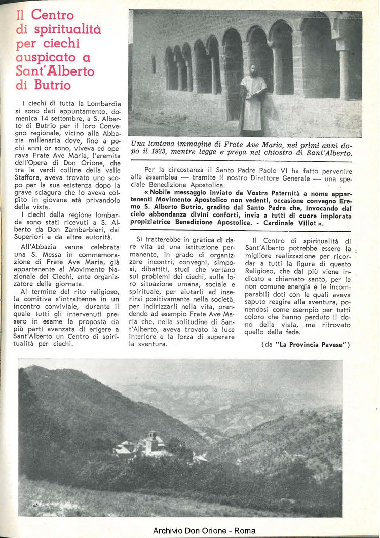 La piccola Opera della Divina Provvidenza, 64, 16, 01-11-1969, pagina 19