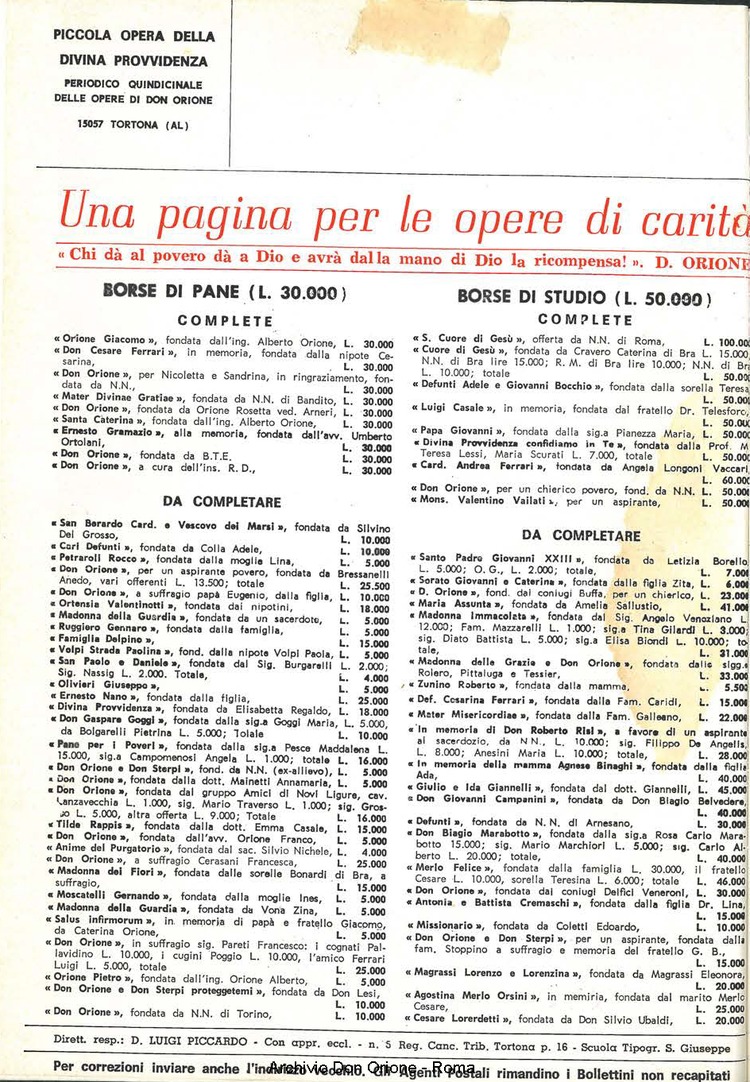La piccola Opera della Divina Provvidenza, 64, 19, 15-12-1969, pagina 28