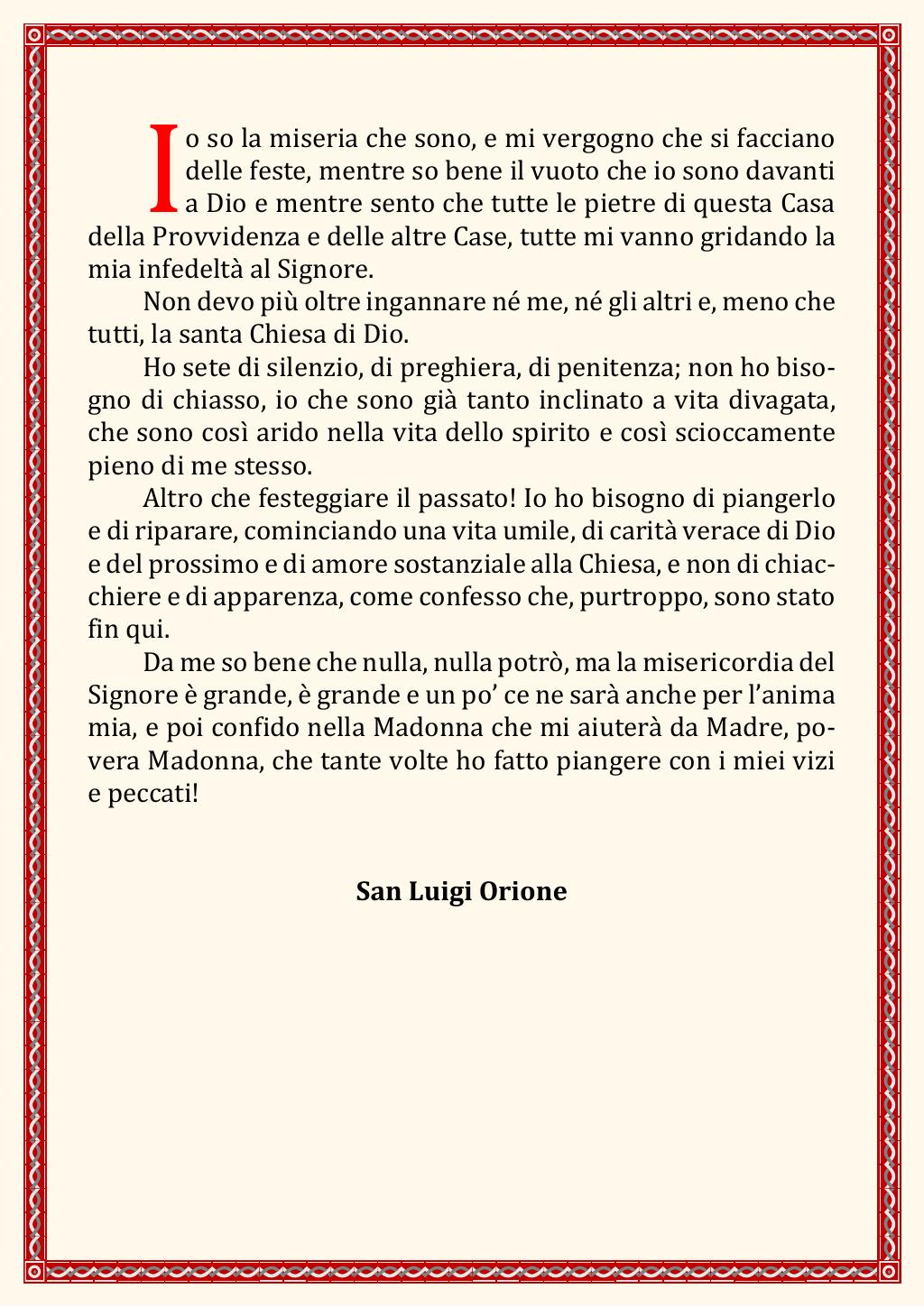 Le confessioni di San Luigi Orione, pagina 9