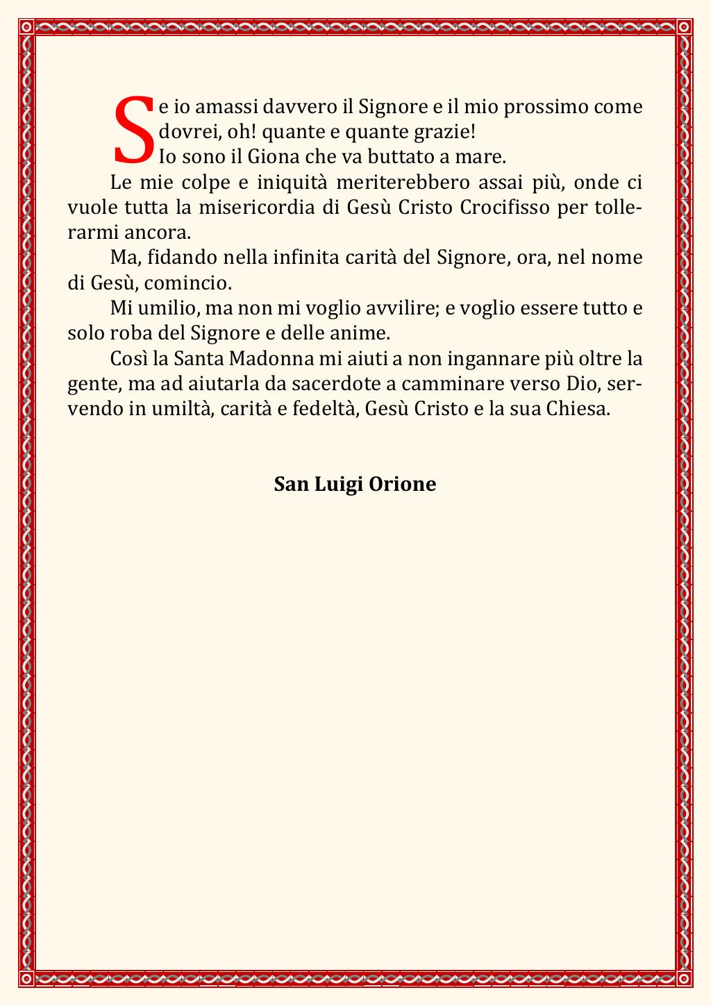 Le confessioni di San Luigi Orione, pagina 13