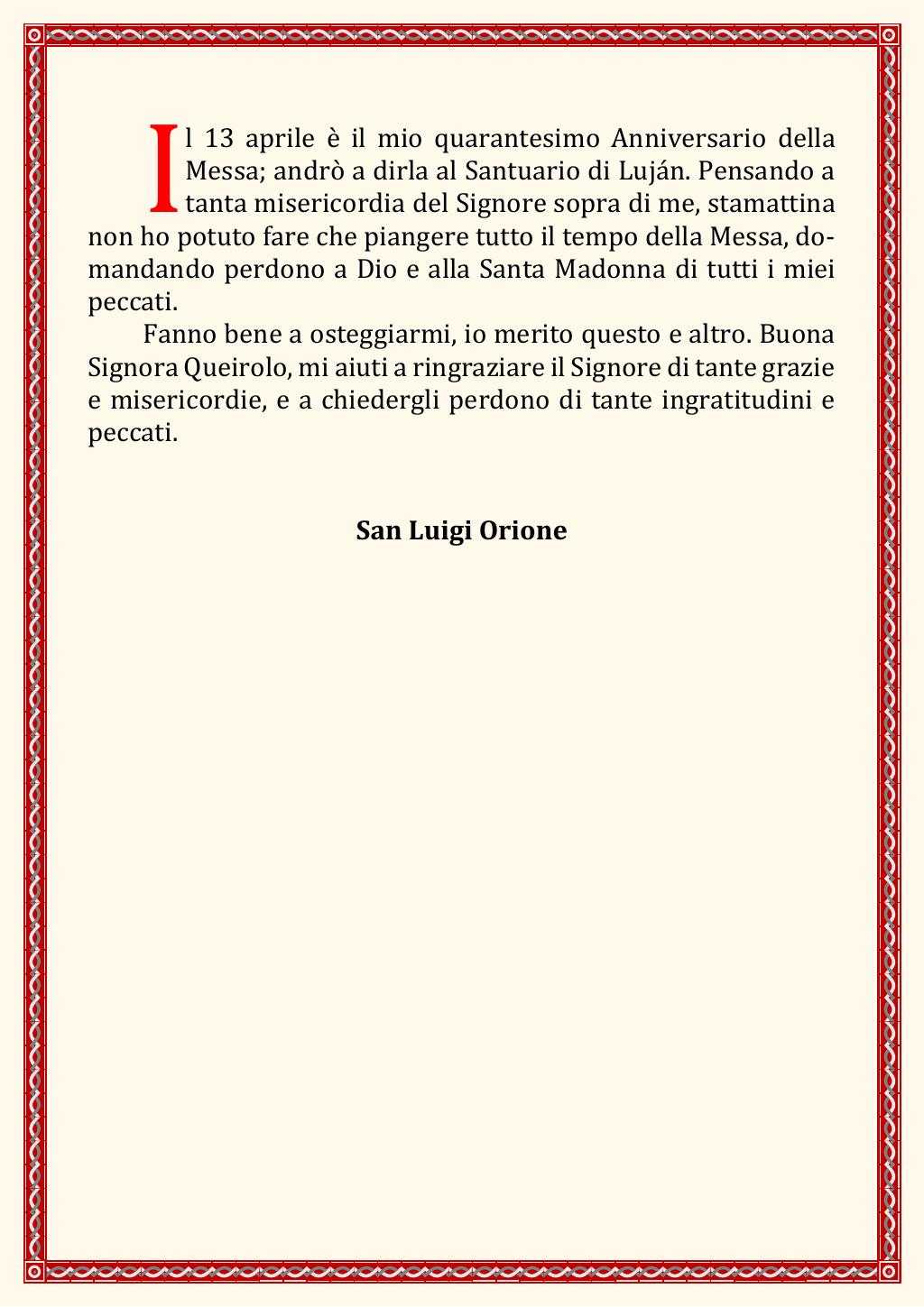Le confessioni di San Luigi Orione, pagina 16