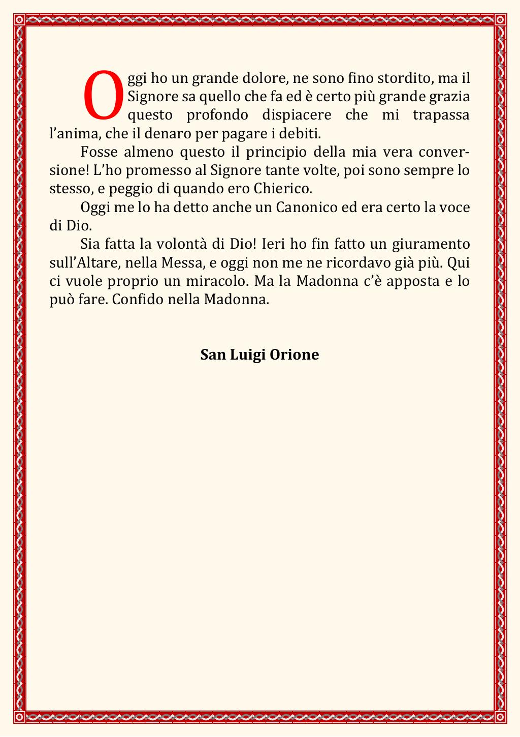 Le confessioni di San Luigi Orione, pagina 18