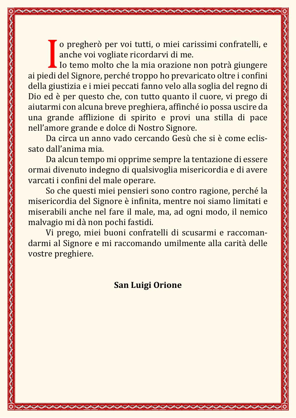 Le confessioni di San Luigi Orione, pagina 19