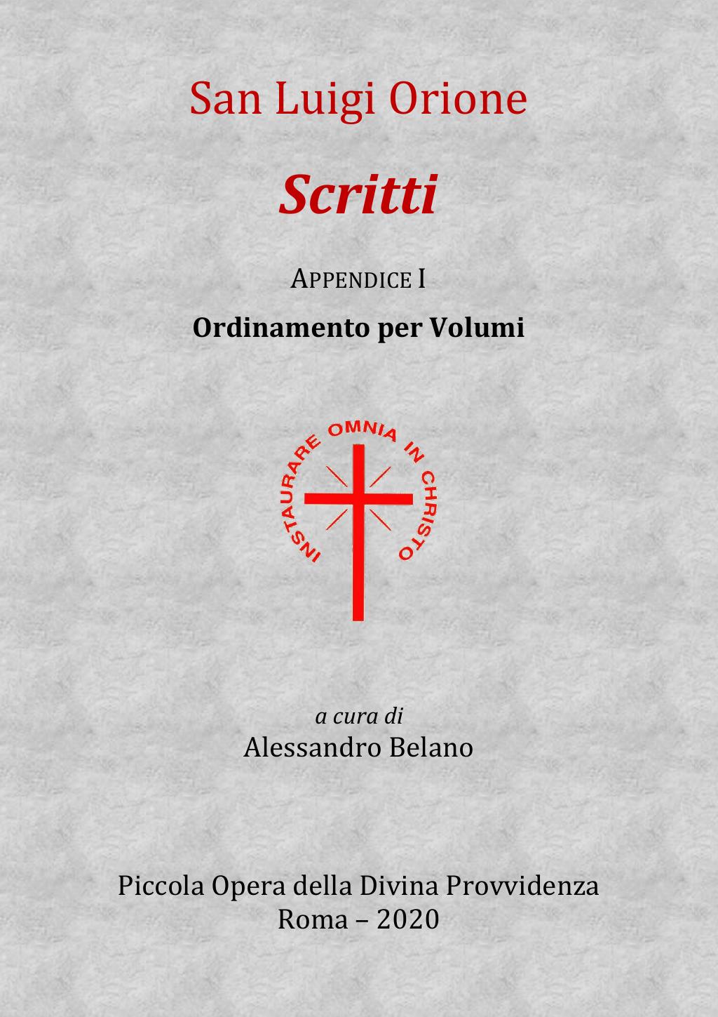 Scritti. Appendice 001, pagina 0001