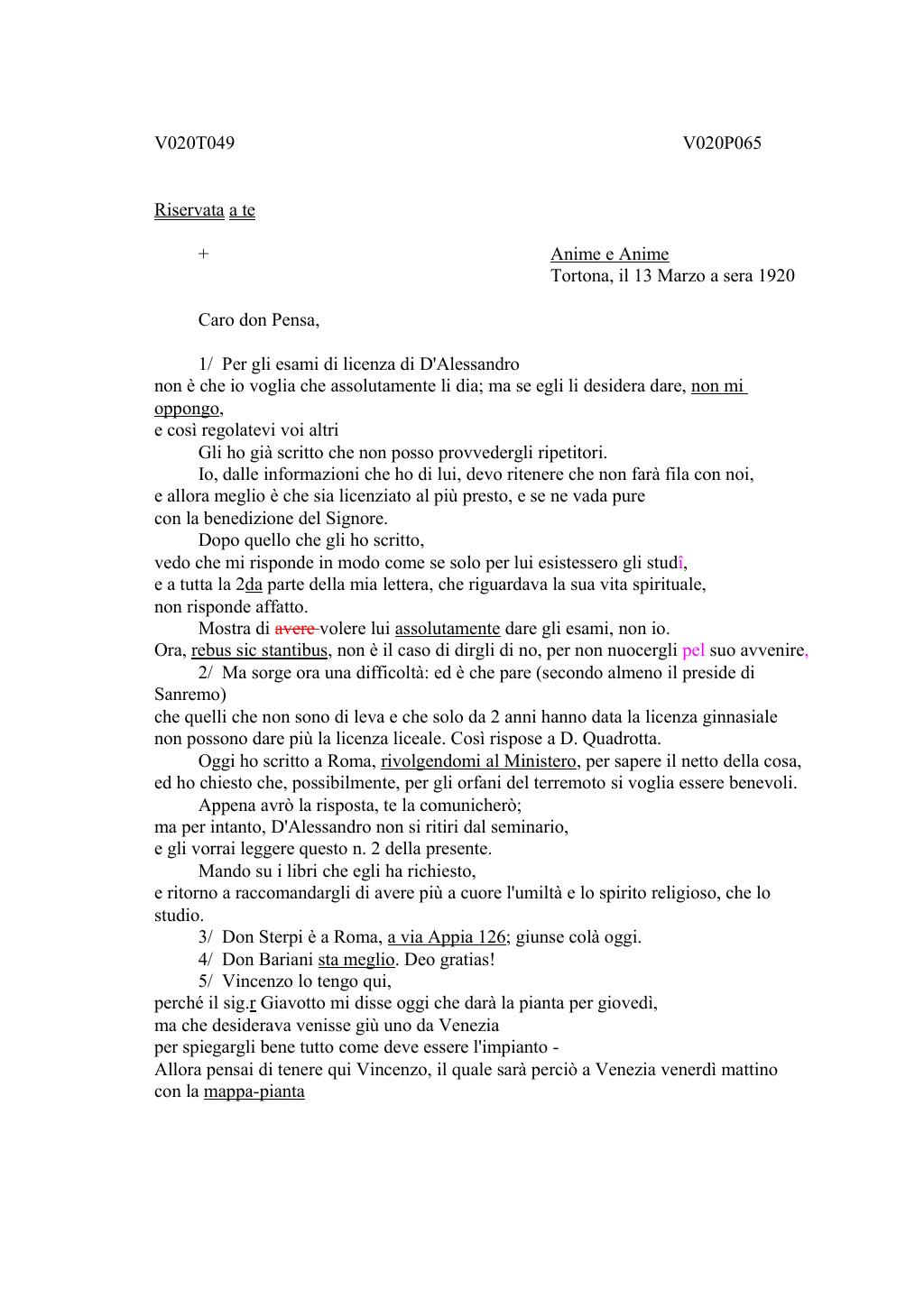 Scritti. Volume 020, pagina 070