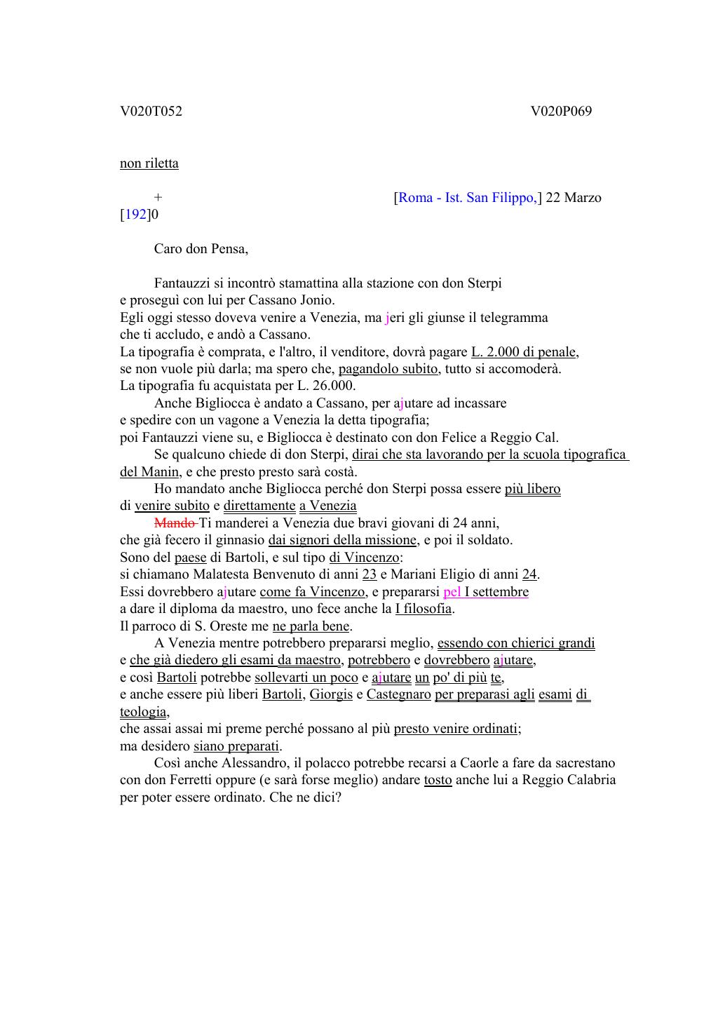Scritti. Volume 020, pagina 074