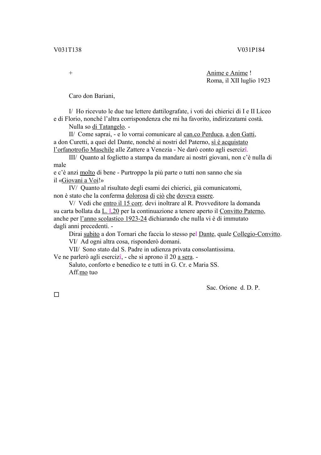 Scritti. Volume 031, pagina 184