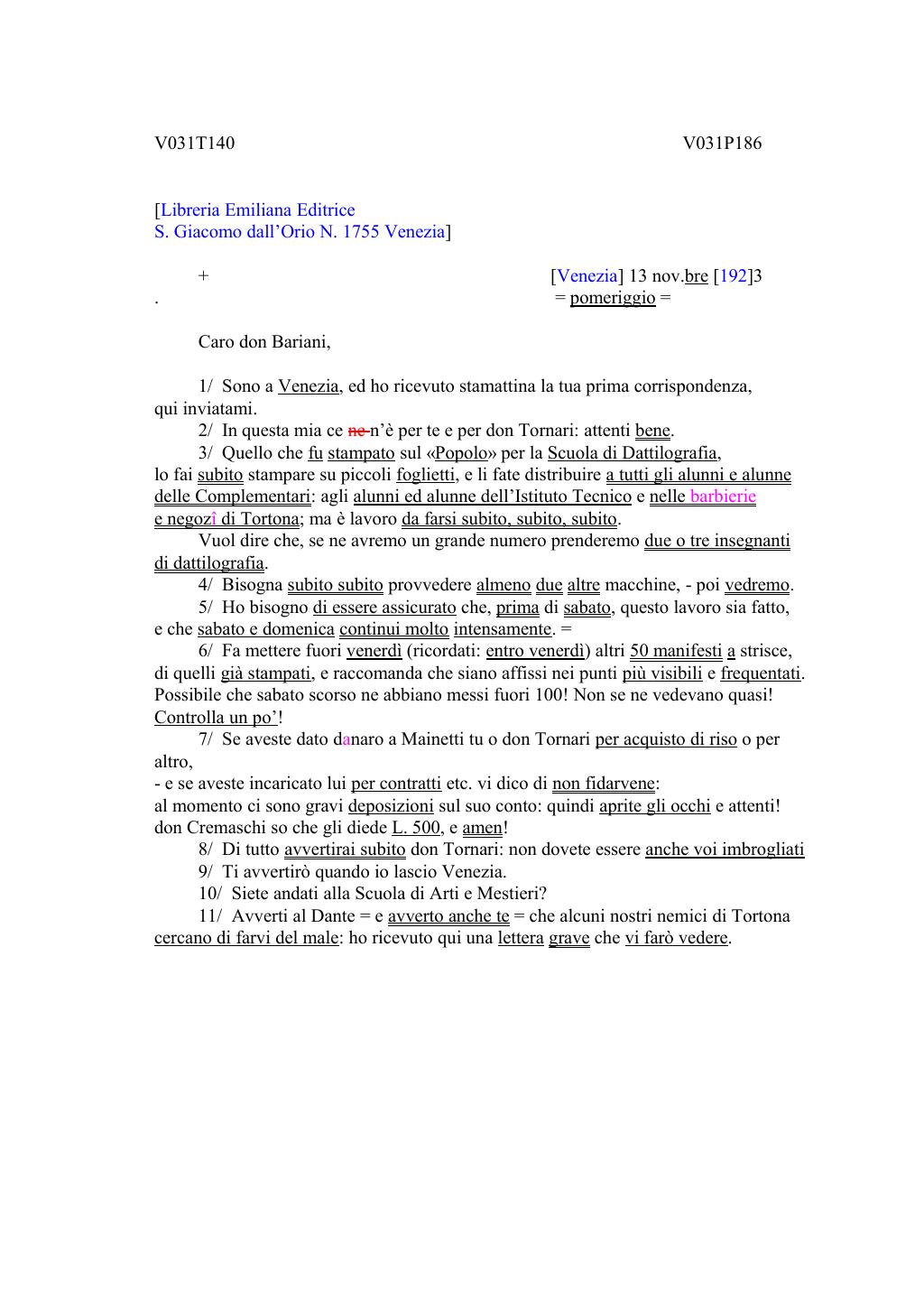 Scritti. Volume 031, pagina 186