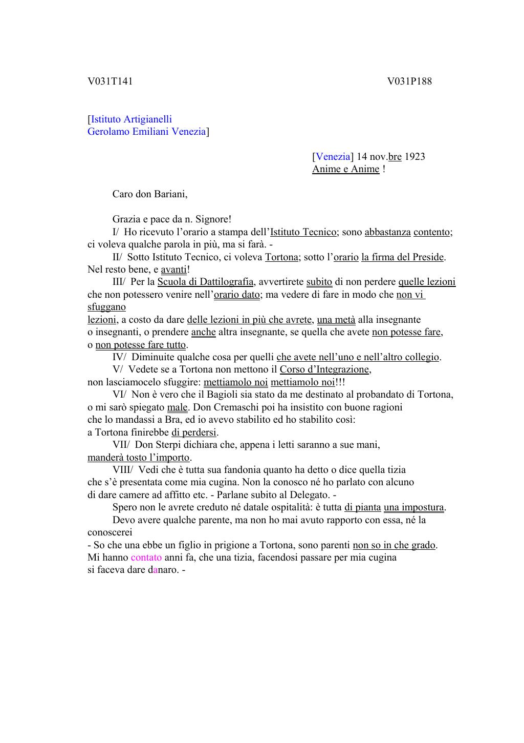 Scritti. Volume 031, pagina 188