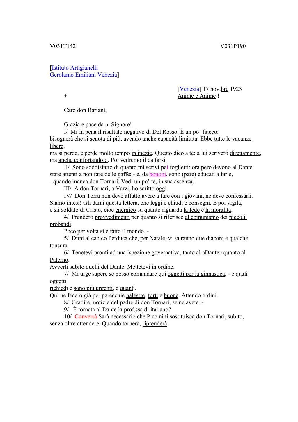 Scritti. Volume 031, pagina 190