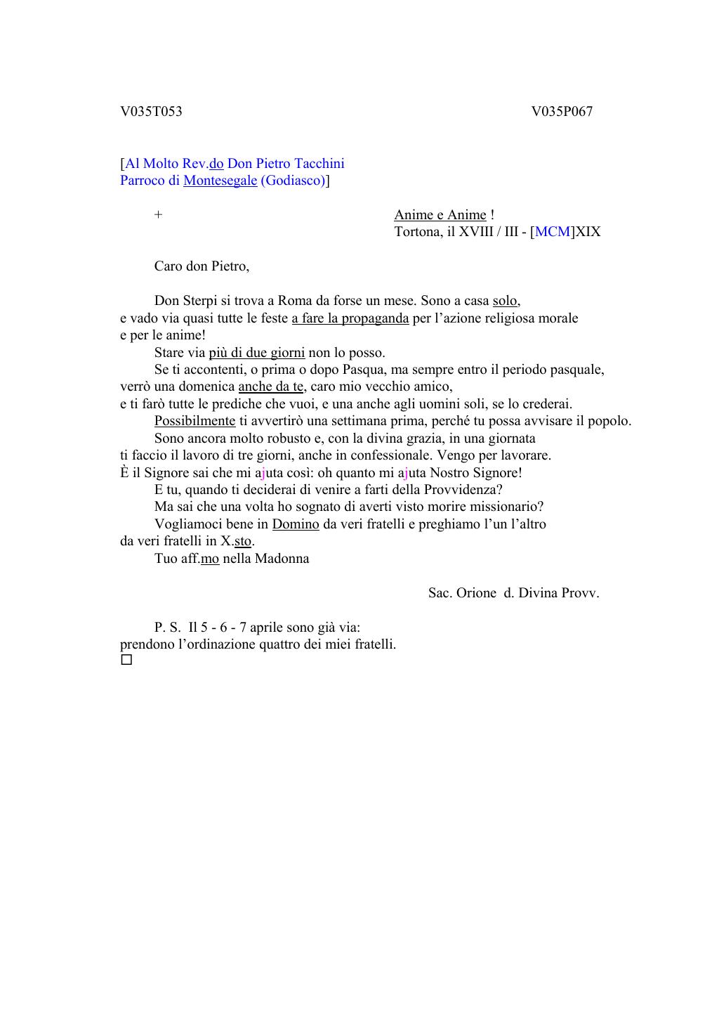 Scritti. Volume 035, pagina 070