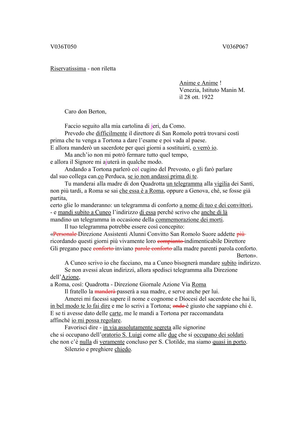 Scritti. Volume 036, pagina 070