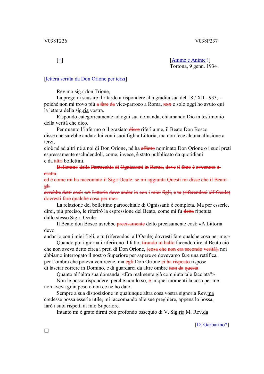 Scritti. Volume 038, pagina 260