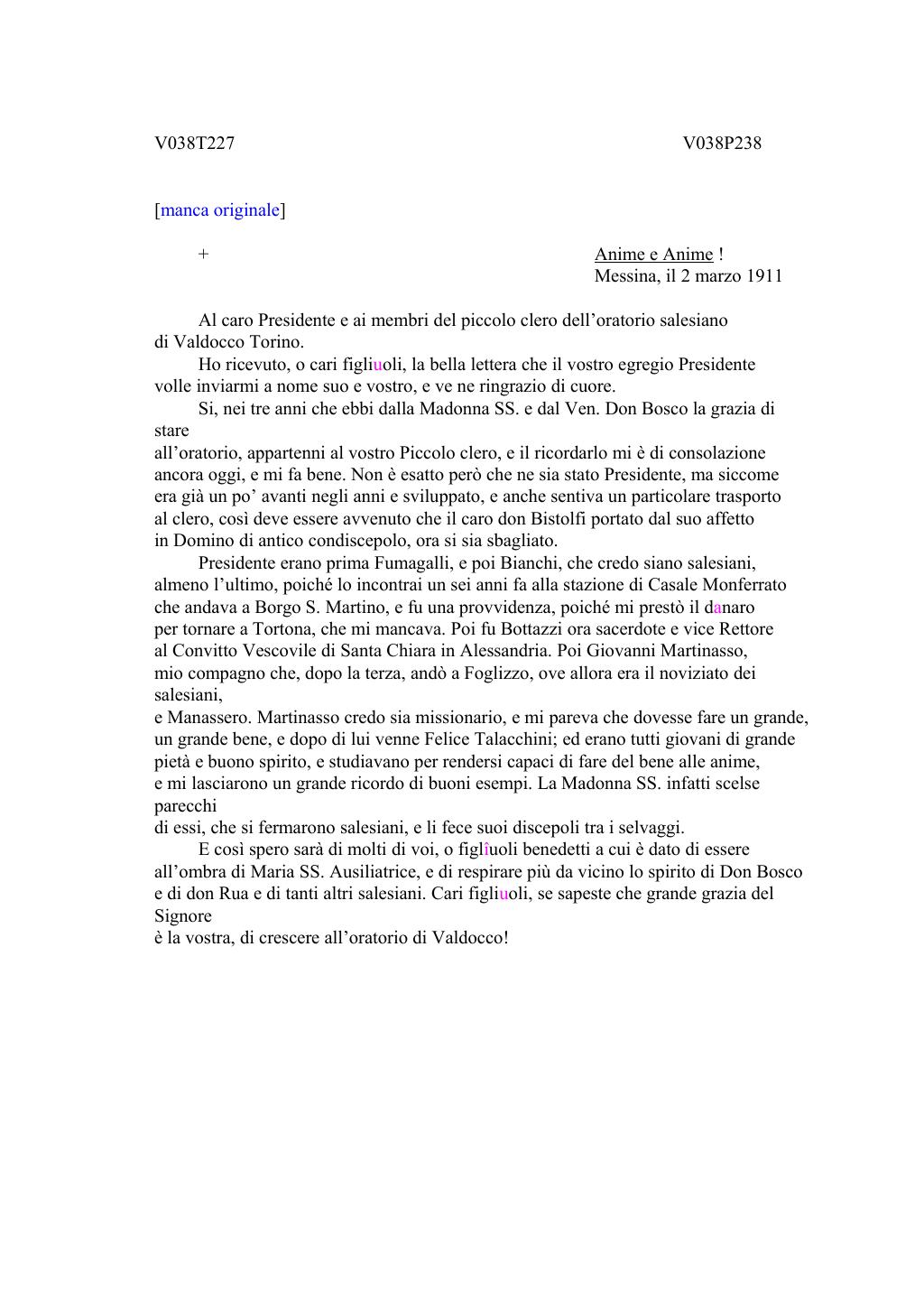 Scritti. Volume 038, pagina 261