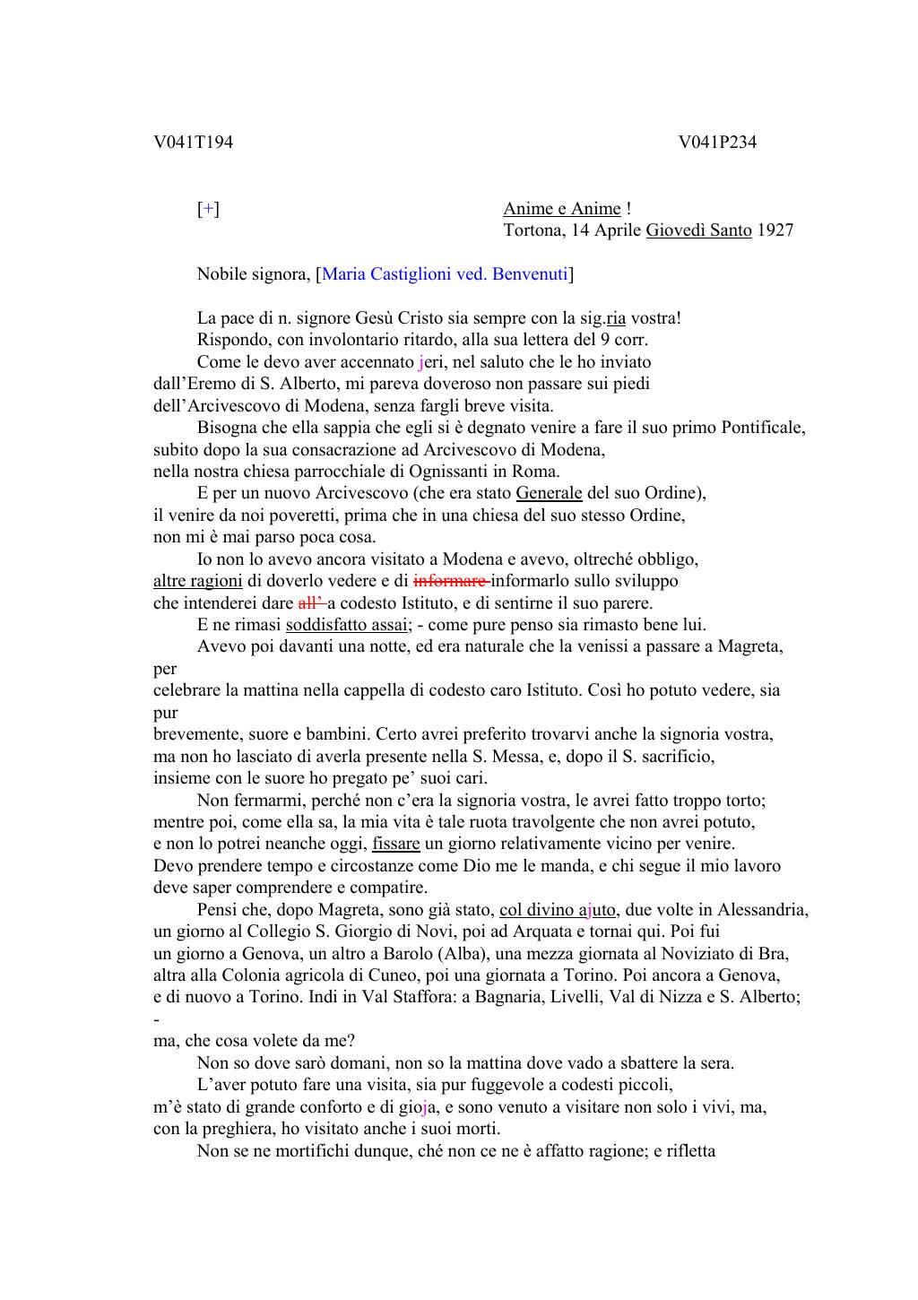 Scritti. Volume 041, pagina 260