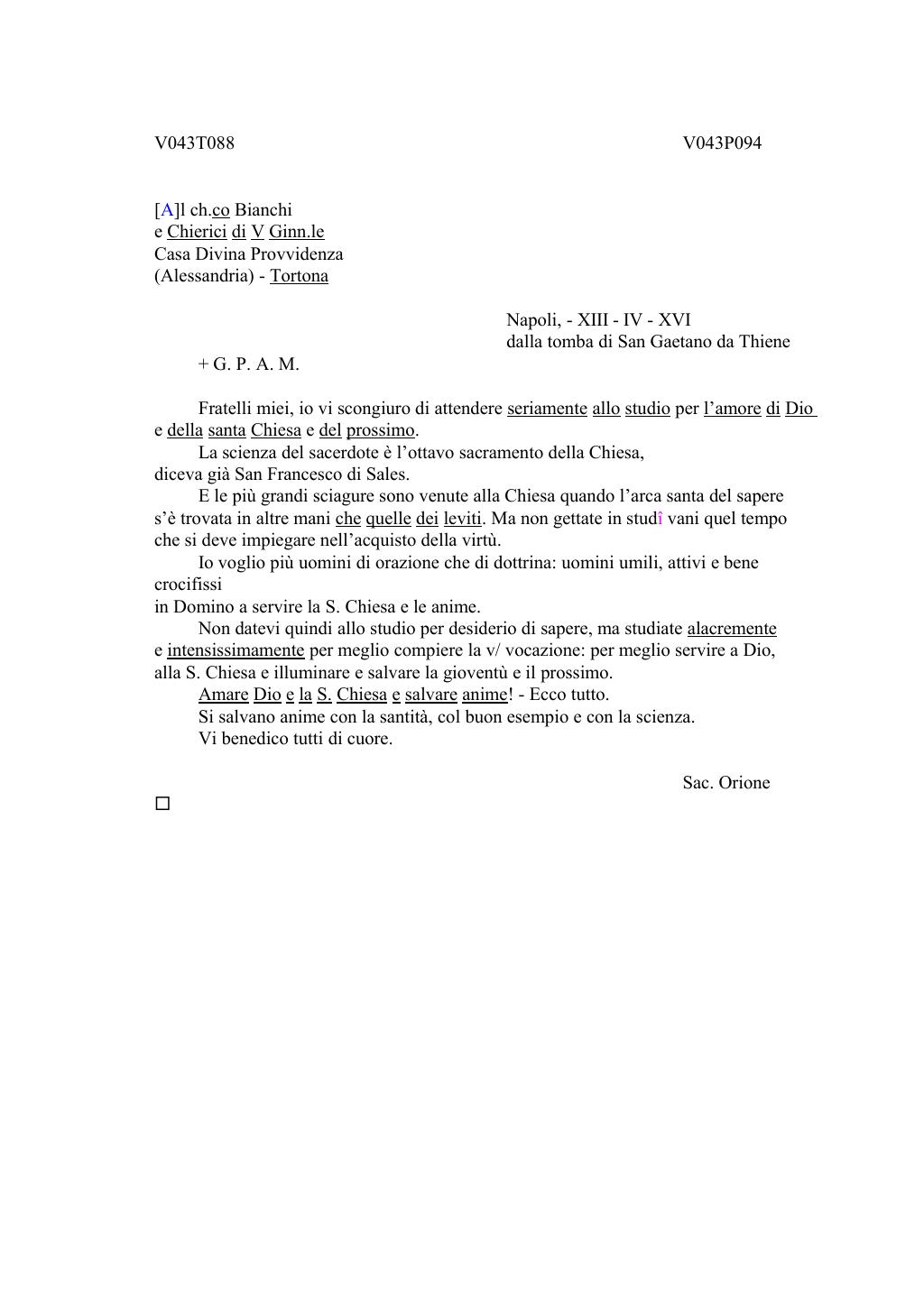 Scritti. Volume 043, pagina 098