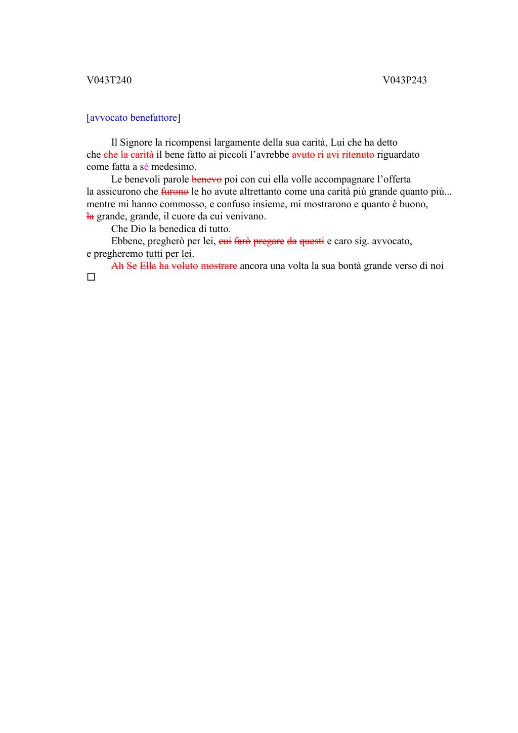 Scritti. Volume 043, pagina 260
