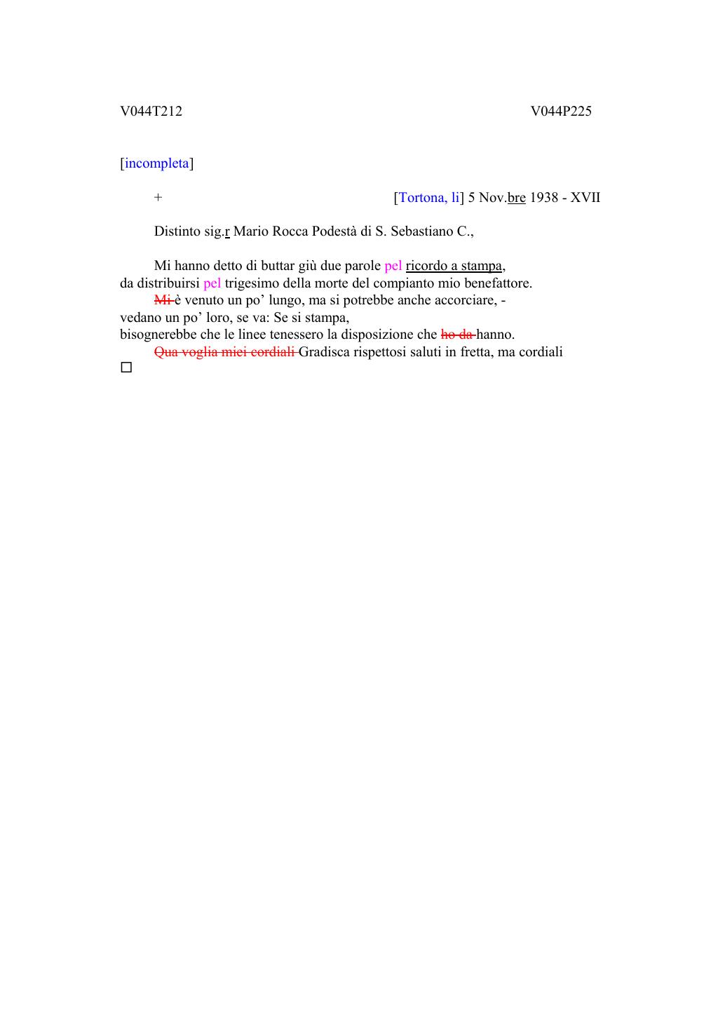 Scritti. Volume 044, pagina 238