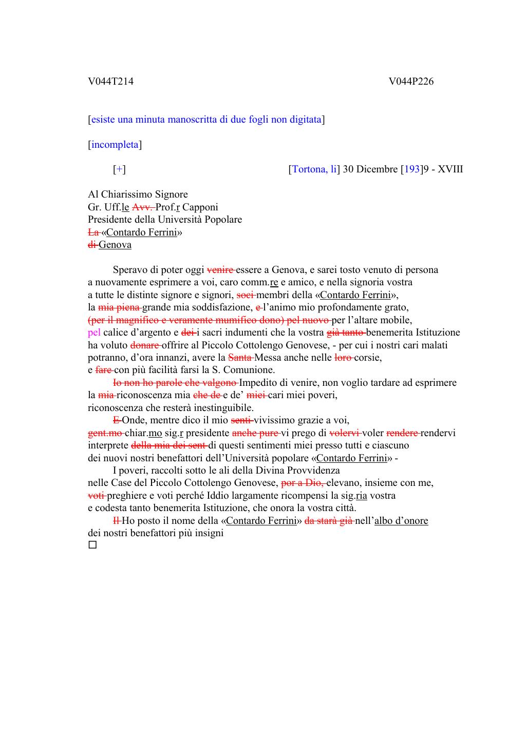 Scritti. Volume 044, pagina 240