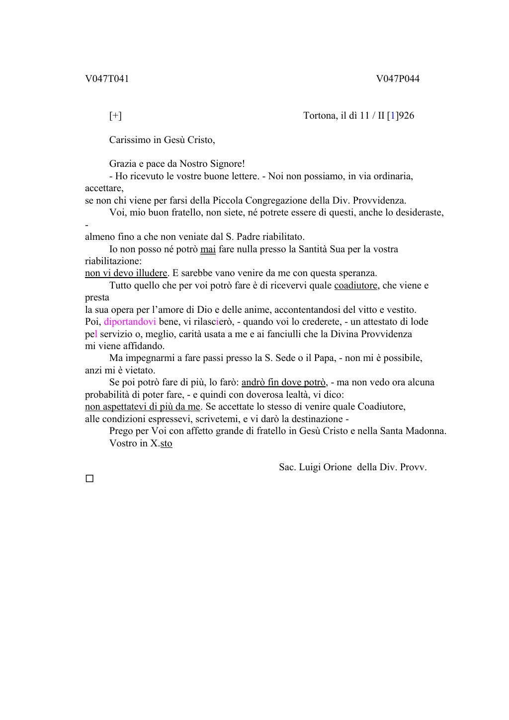 Scritti. Volume 047, pagina 048
