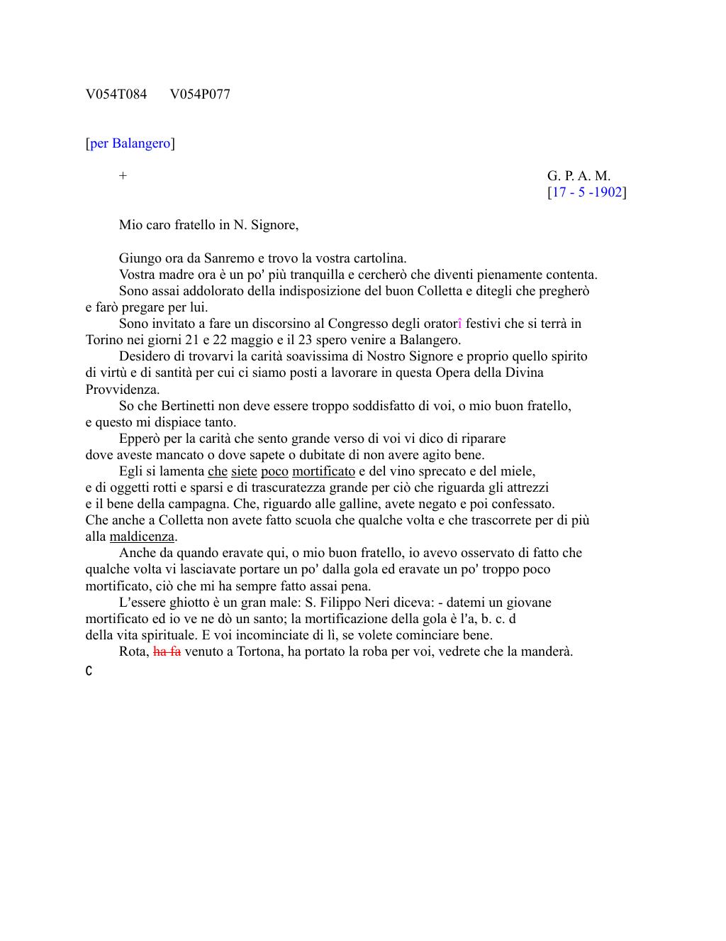 Scritti. Volume 054, pagina 087