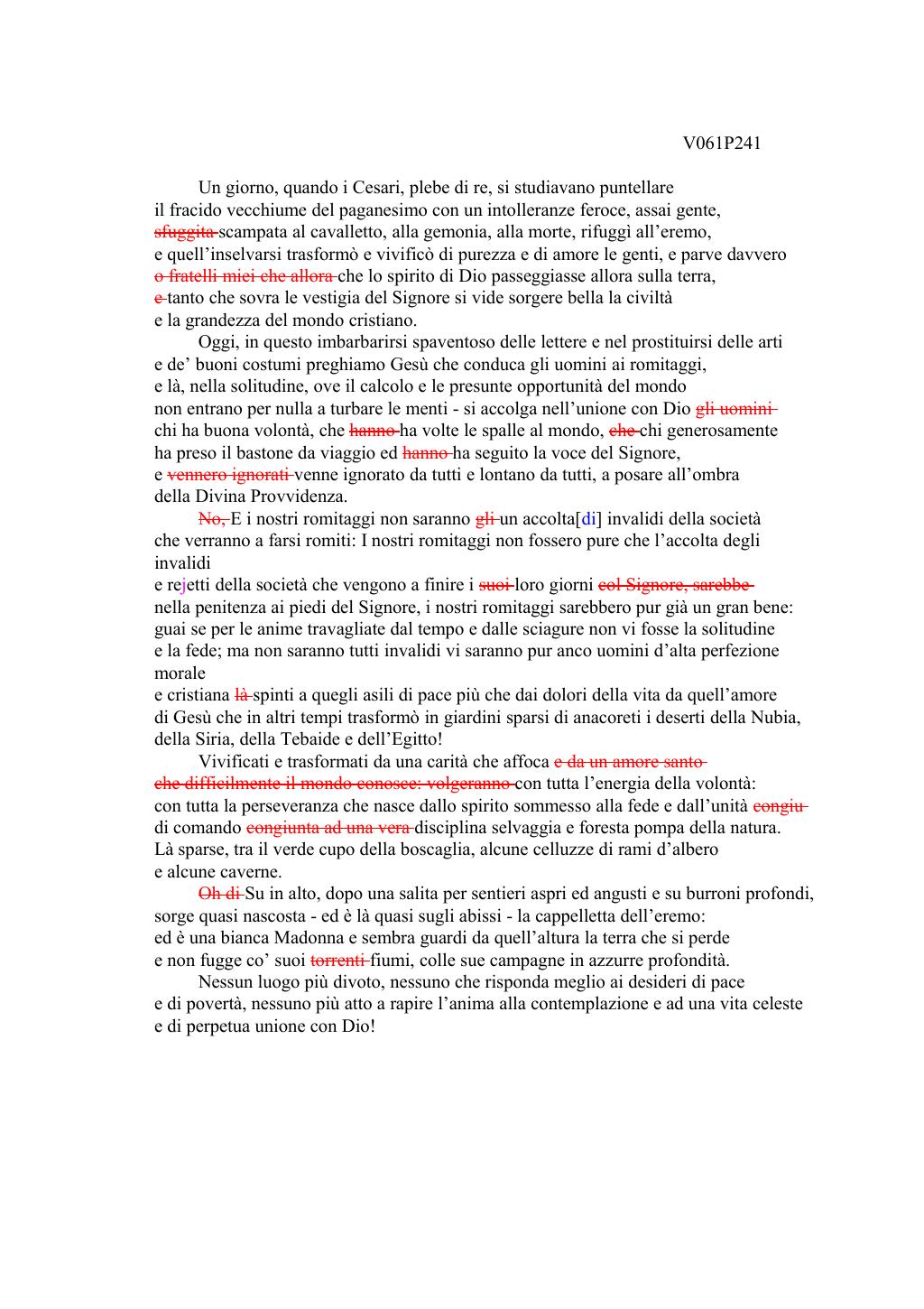 Scritti. Volume 061, pagina 258