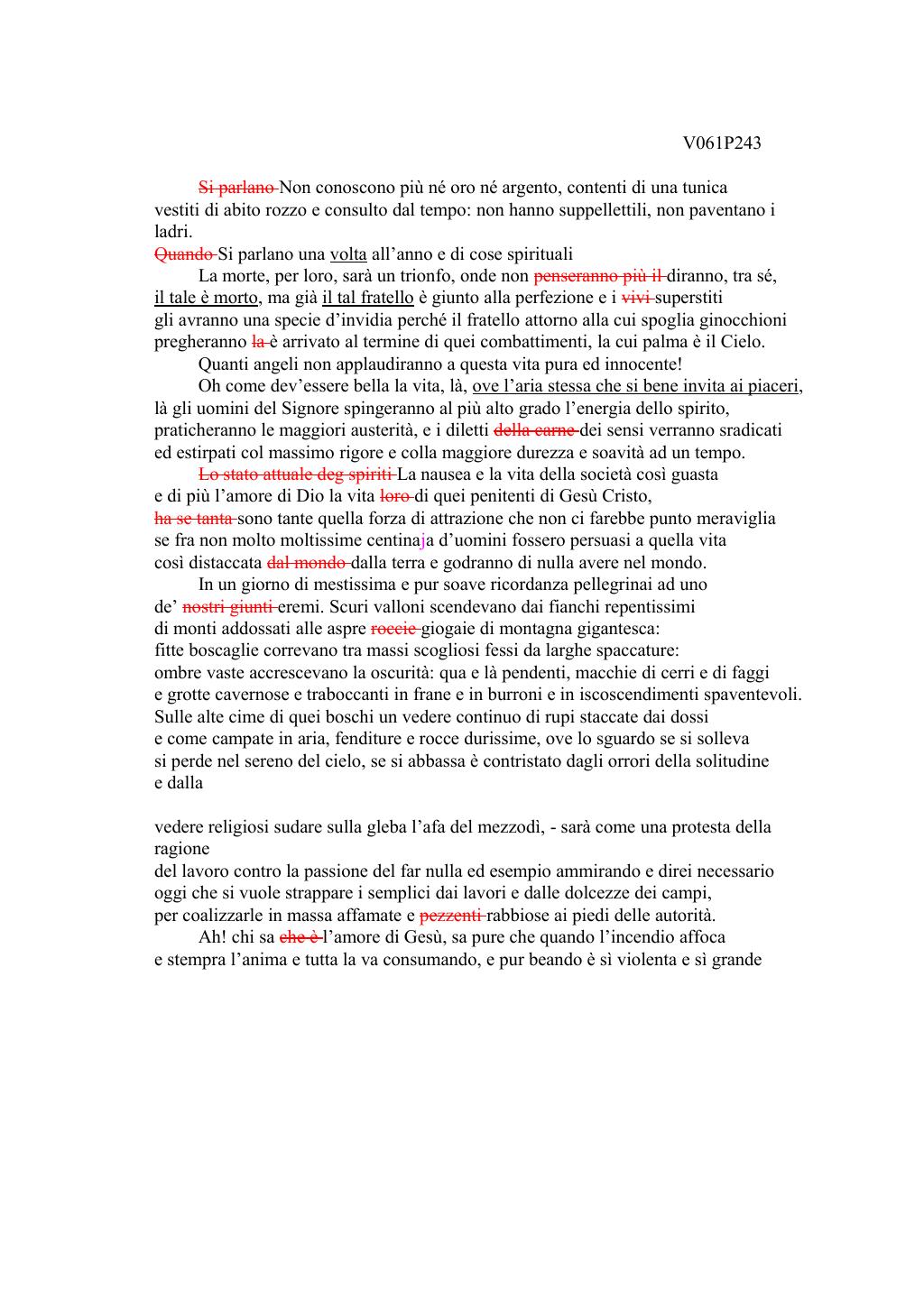 Scritti. Volume 061, pagina 260